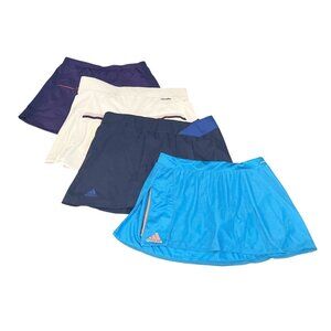 Women’s Adidas Skorts Lot of 4 Size Small Athletic Tennis Running Workout
